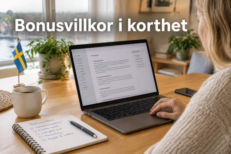 Bonusvillkor i korthet
