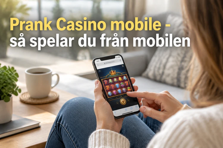 Prank Casino mobile - så spelar du från mobilen