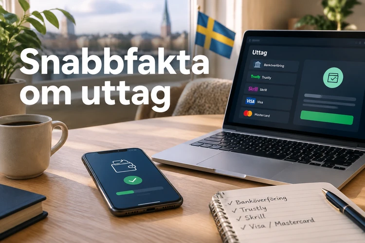 Snabbfakta om uttag
